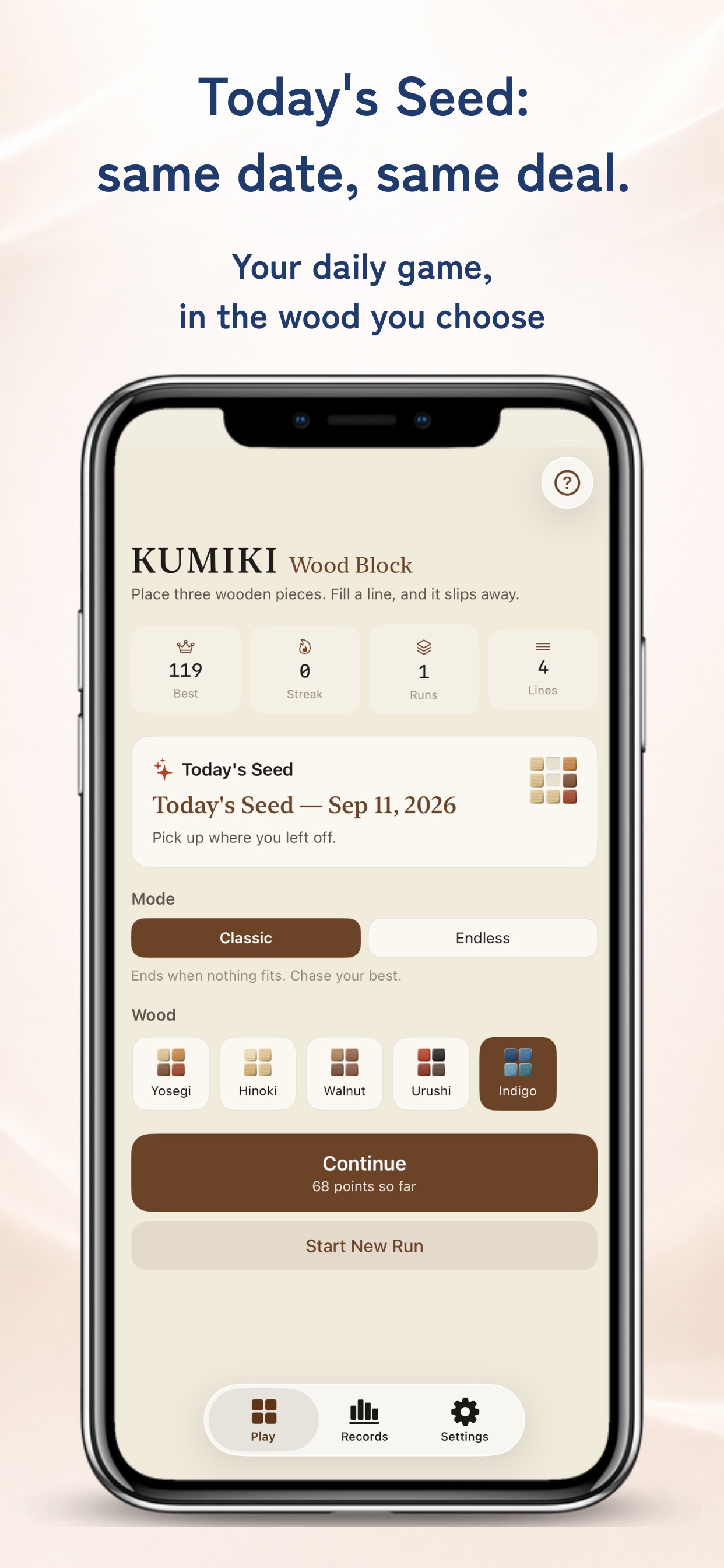 Screenshot 3 of Kumiki: Wood Block Puzzle