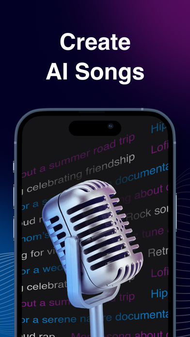 Screenshot #1 pour AI Song Generator : Echo Music