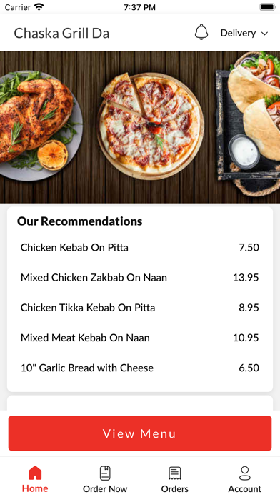 Chaska Grill Da Screenshot