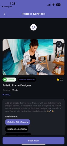 AnyTask: Service screenshot