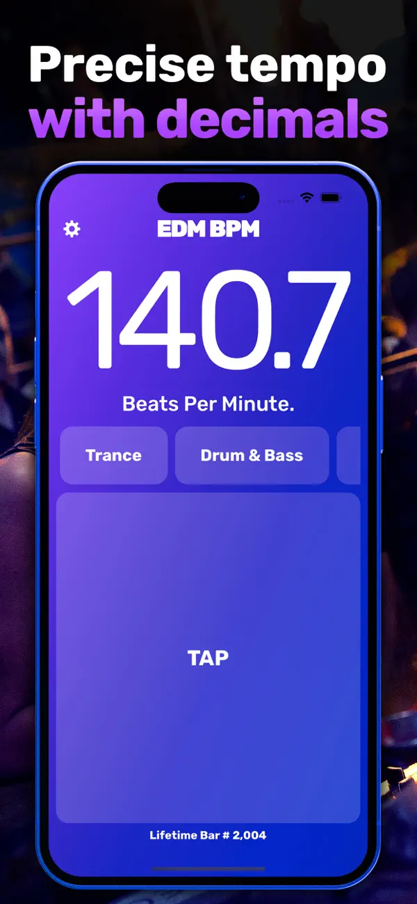 #2. BPM Counter App ∎∎ EDM BPM (iOS) От: Too Much Wasabi, LLC