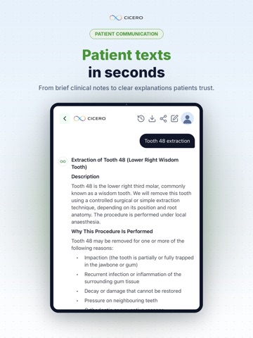 Cicero Assistant iPad screenshot