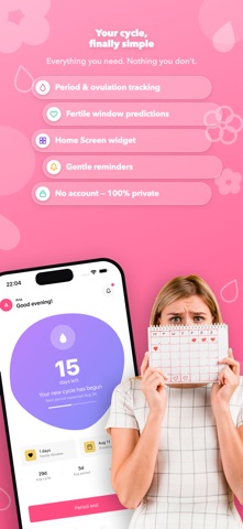 Bloome: Period Cycle Tracker Screenshot 1 of 7