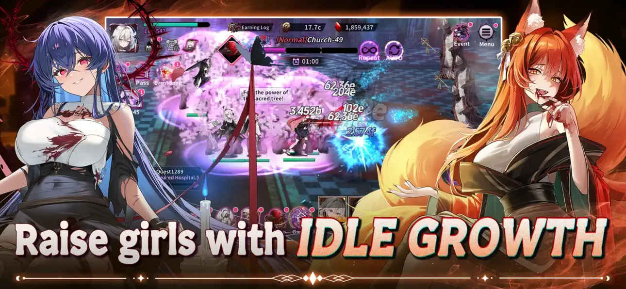 Soul Idle : Two Sides of Girls iOS Mod IPA screenshot 4 - iOS game interface