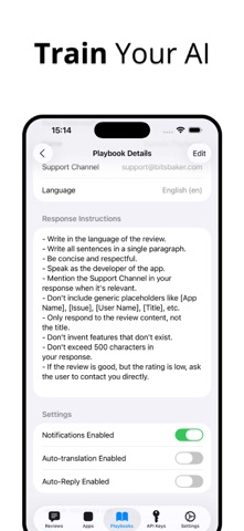 Review Agent: Reply to Apps Screenshot 3 of 5