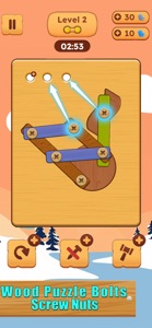 Crazy Screws: Wood Bolts&Nuts screenshot #1 for iPhone