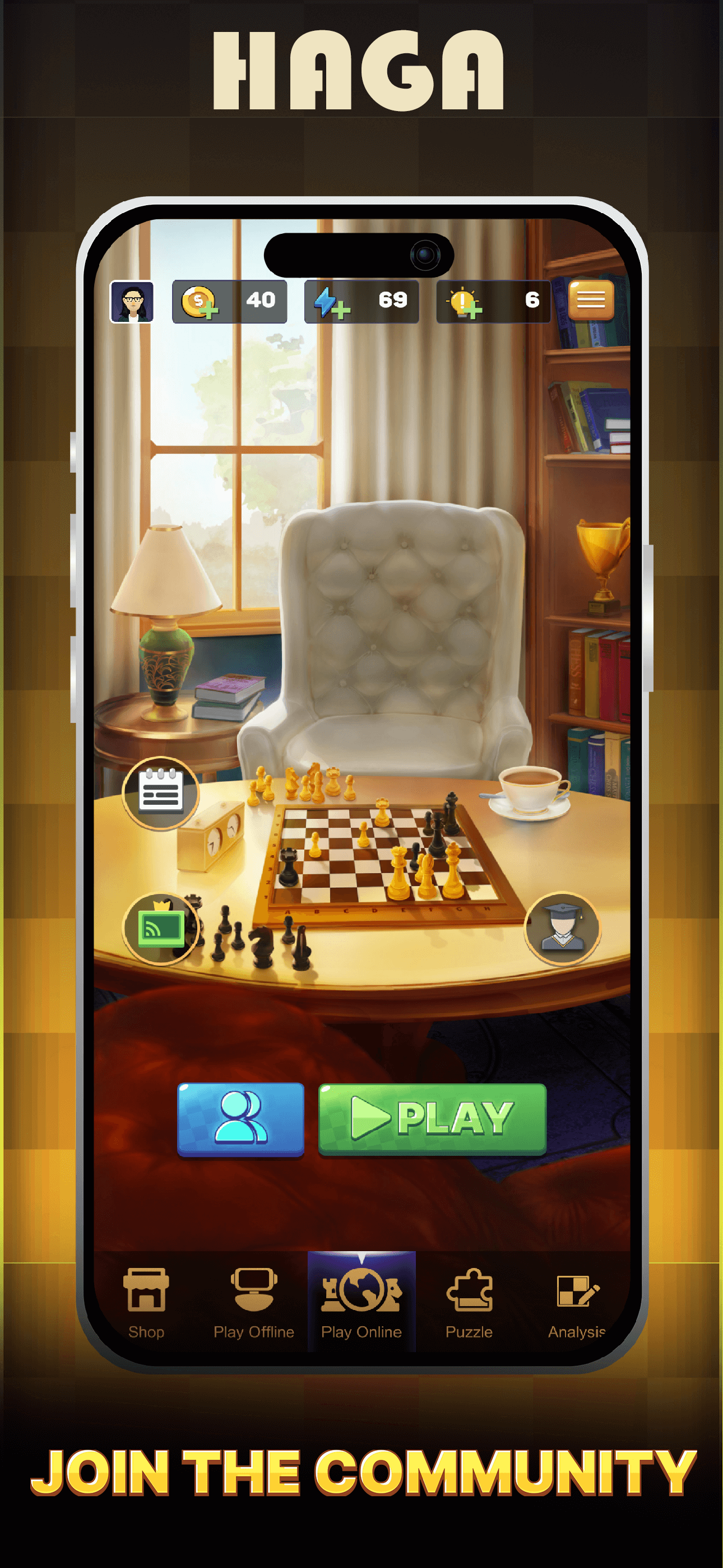 Play Chess Online Games: Haga