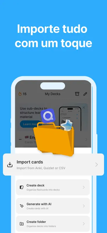 Noji: Flashcards Estudos screenshot 5 of 6