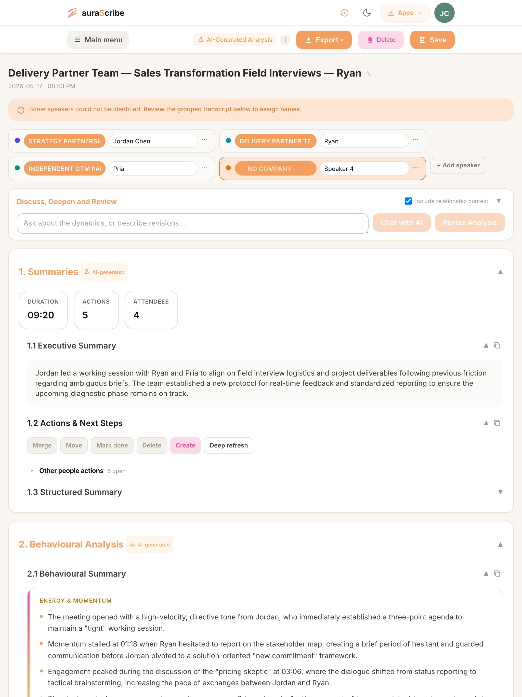 auraScribe