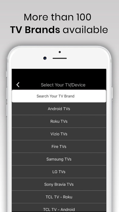 Universal TV Remote Control. Screenshot