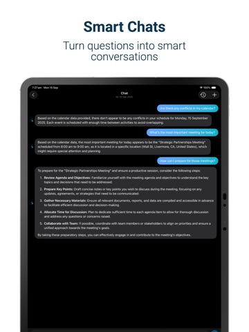 EchoDay: AI Calendar Planner iPad screenshot
