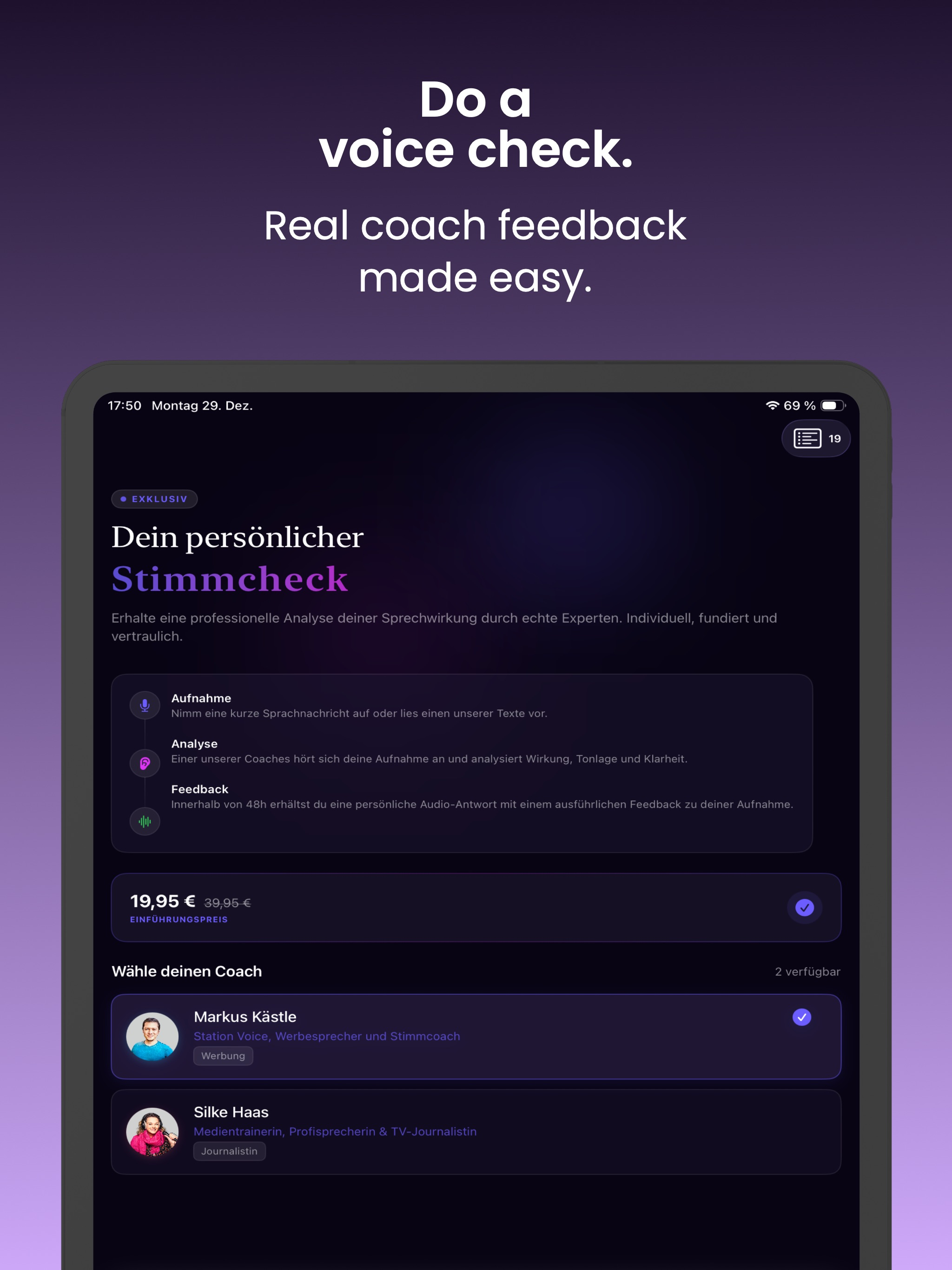 Besser Sprechen: Voicetraining screenshot 17
