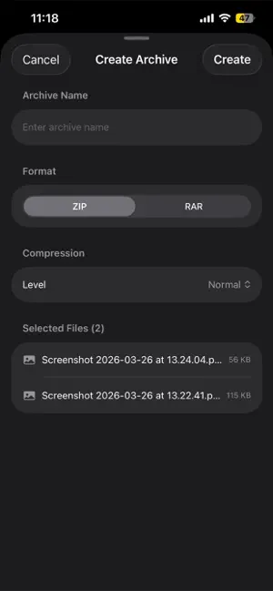 Rarlys: Zip & Rar File Opener screenshot 2