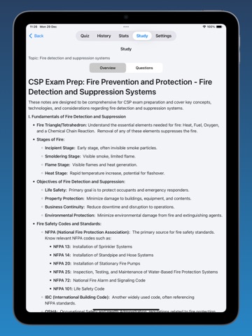 CSP Exam Prep iPad screenshot