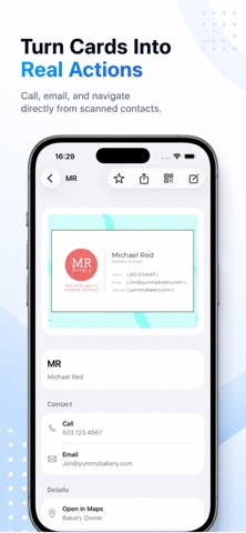 Business Card Scanner - OCR Screenshot 4 of 5