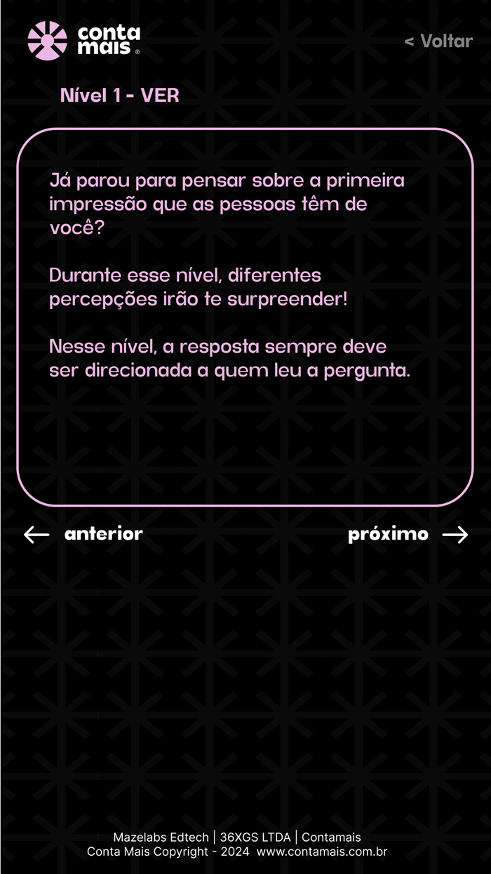 Conta Mais Experience