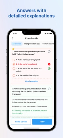 AZ-104 Exam Simulator iPhone screenshot
