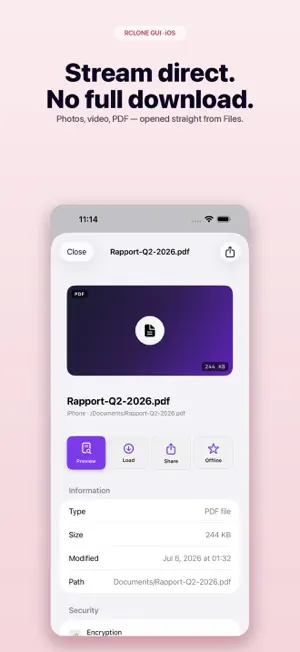 Rclone GUI screenshot 4