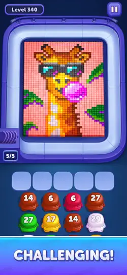 Pixel Pop! - Color Crush iPhone Screenshot 3