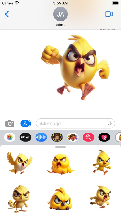 Angry Canary Stickers screenshot-5