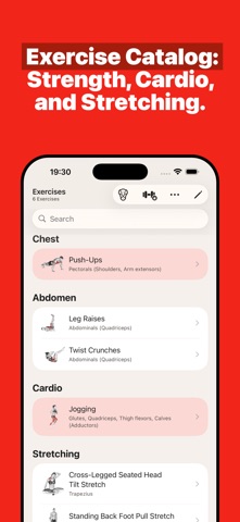 GymBook ・ Strength Training iPhone screenshot