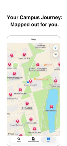 UMass Locator screenshot