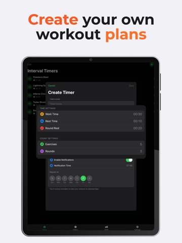 Workout Timer: HIIT Coach iPad screenshot