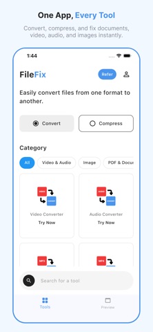 FileFix: Convert Compress File screenshot