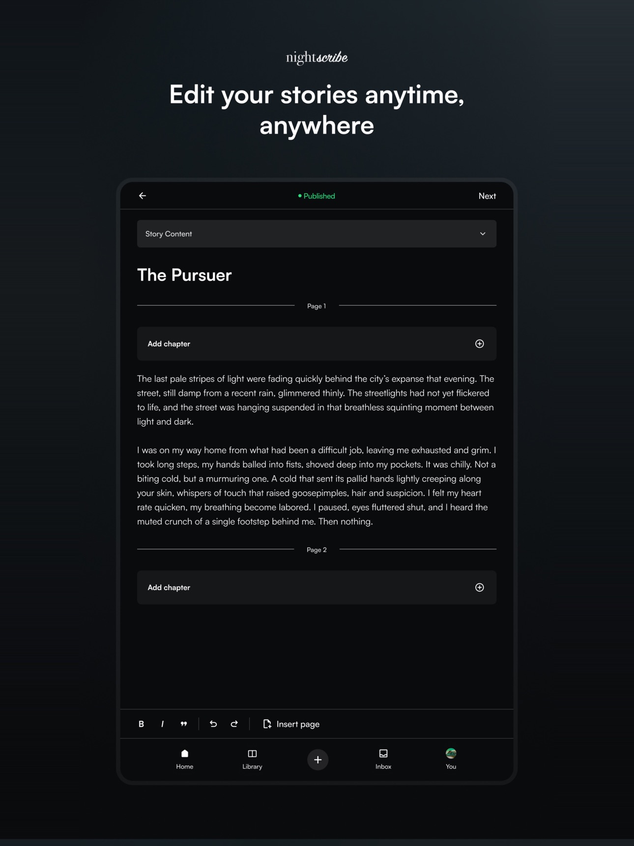 Screenshot 10 of Nightscribe - Read Creepypasta