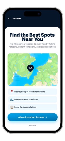 FISHO | Fishing Radar iPhone screenshot