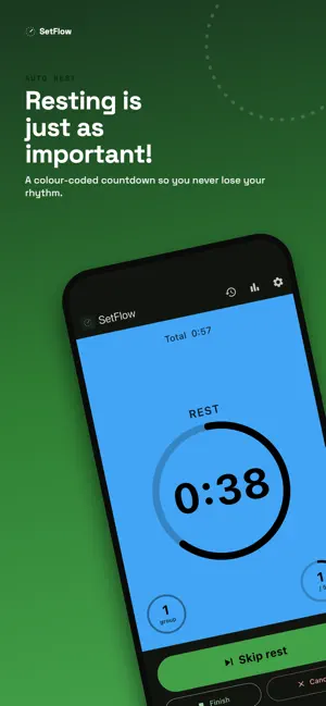 SetFlow: Set & Rest Timer screenshot 2
