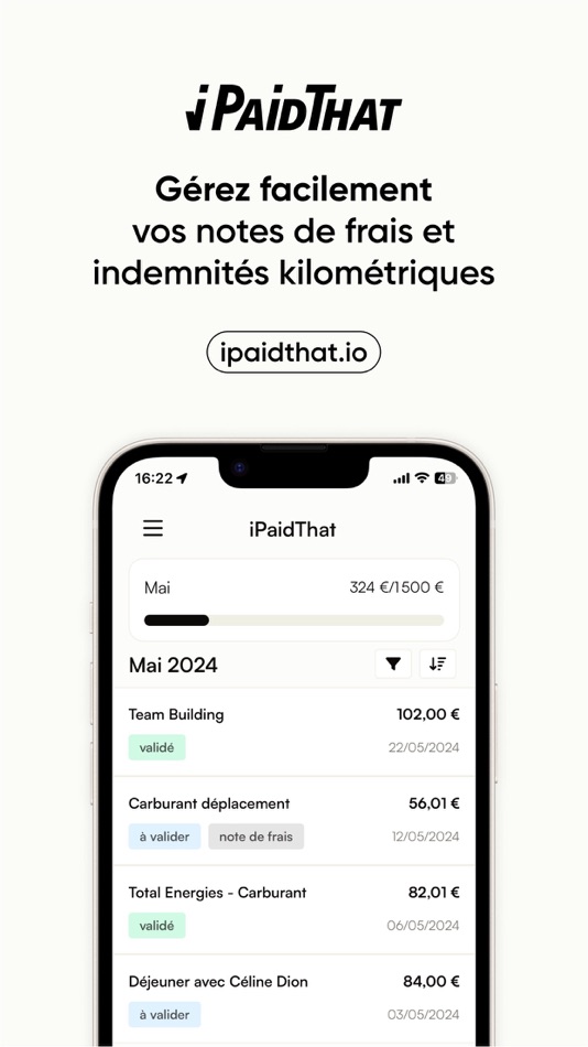 #1. iPaidThat (iOS) 由: IPT Technologie