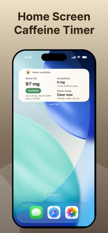 Last Sip: Caffeine Tracker Screenshot 5 of 9
