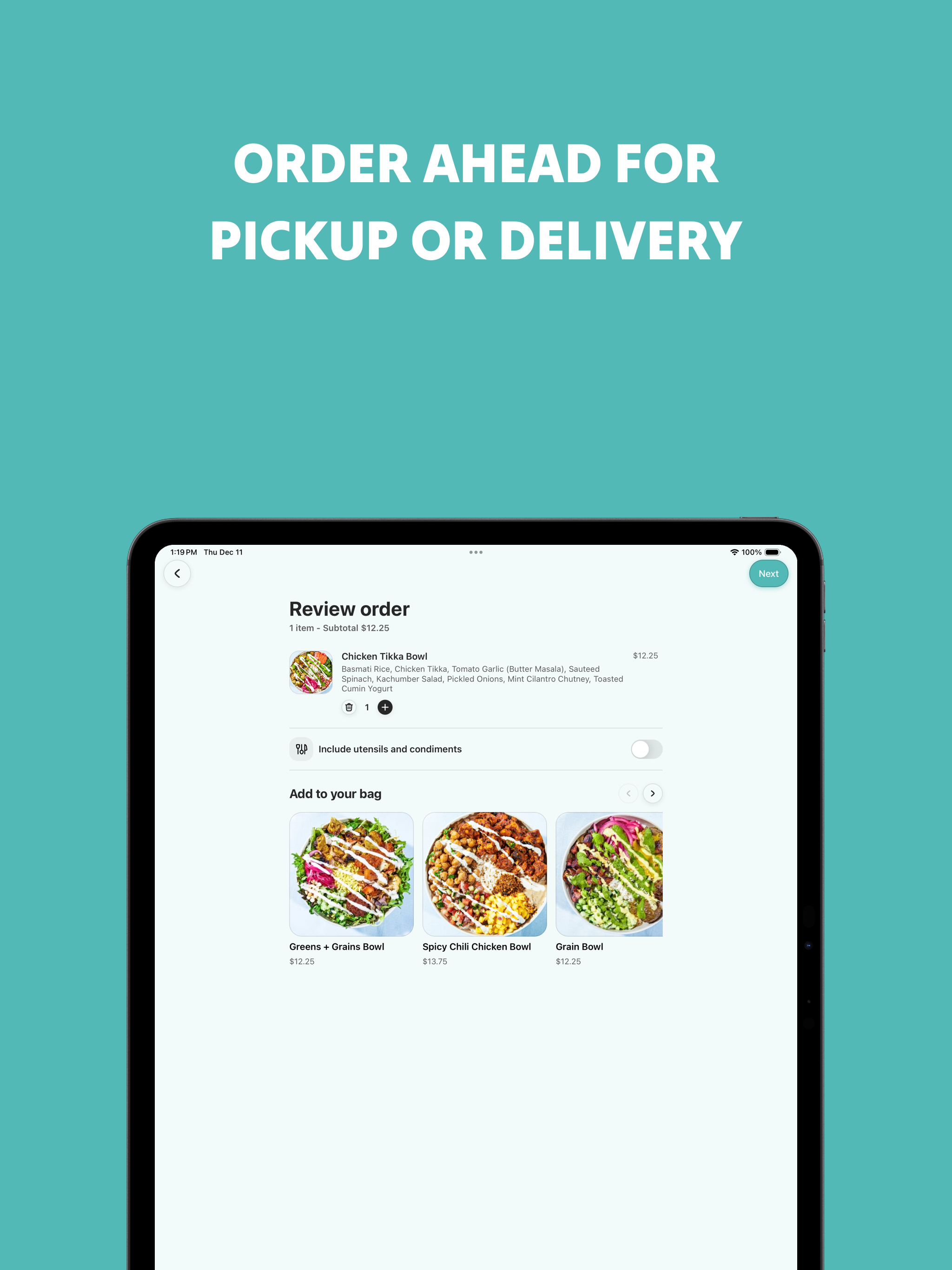 RASA - Order Now
