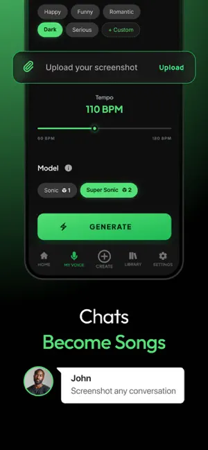 MELODIZE AI MUSIC GENERATOR iPhone screenshot 5
