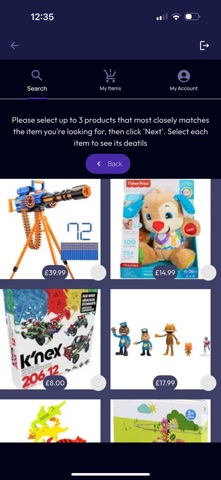 DASSEE Search screenshot