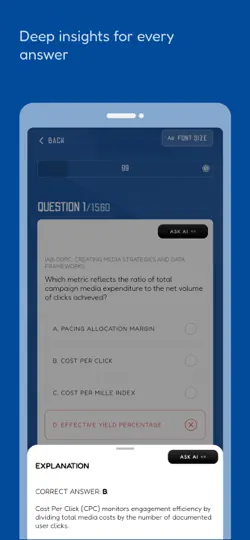 IAB Digital Mktg Prep: With AI iPhone Screenshot 4
