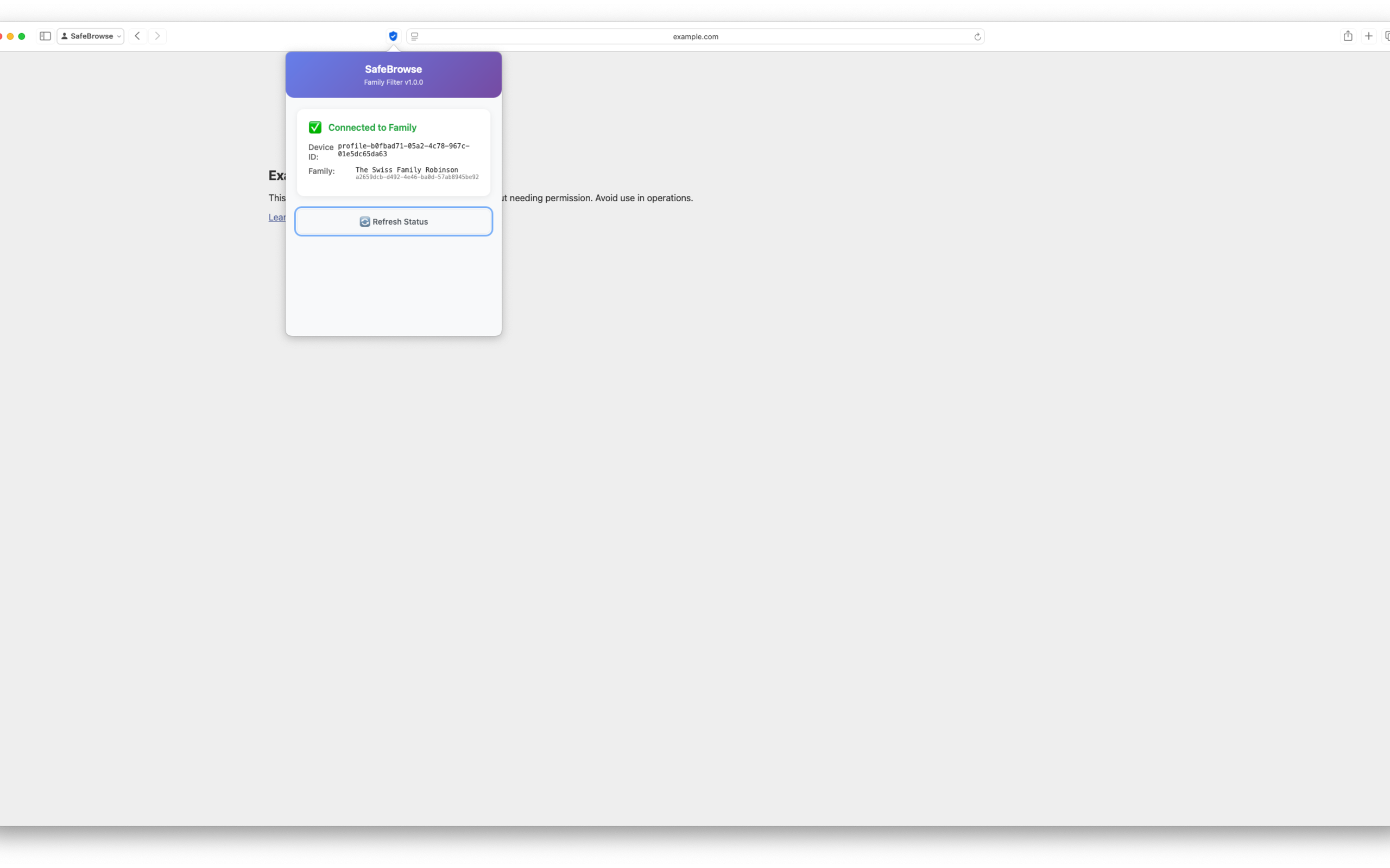 SafeBrowse for Safari