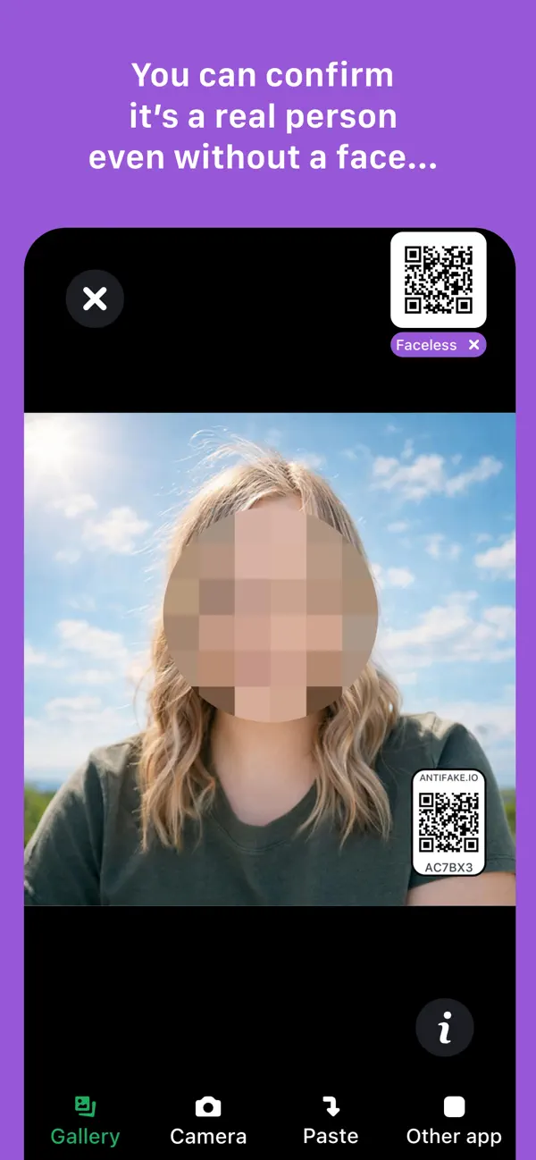 Screenshot #3 pour Antifake: Trusted Photos