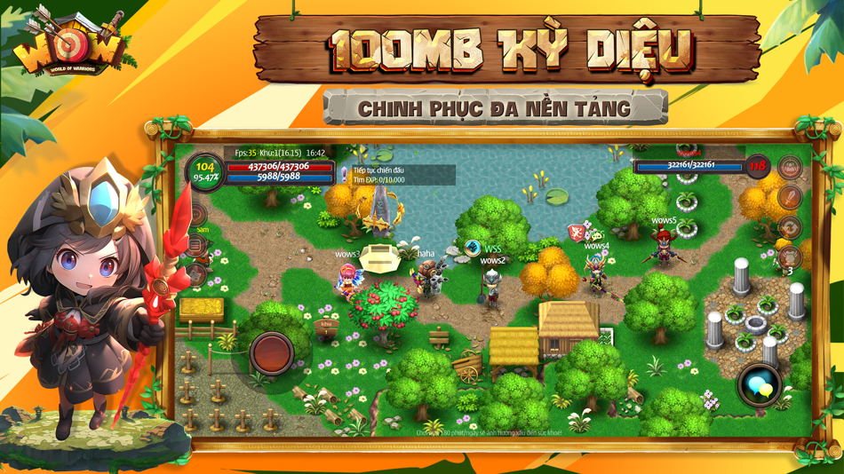 #4. WOWs: Làng Hiệp Sĩ (iOS) 由: VTC Mobile