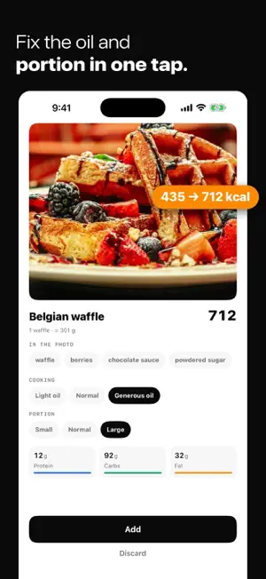Kaloro: Photo Calorie Counter screenshot 2
