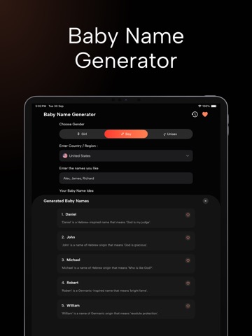 AI Baby Generator・FUTURE FACE iPad screenshot