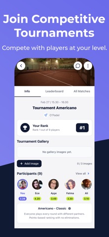 Matchabit - Padel, Tennis screenshot