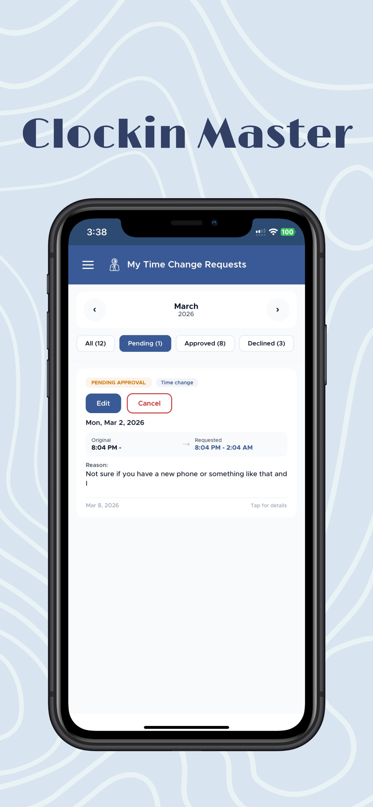 Clock-In Master: Staff App screenshot 3