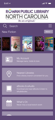Rowan Public Library (NC) Screenshot 1 of 6