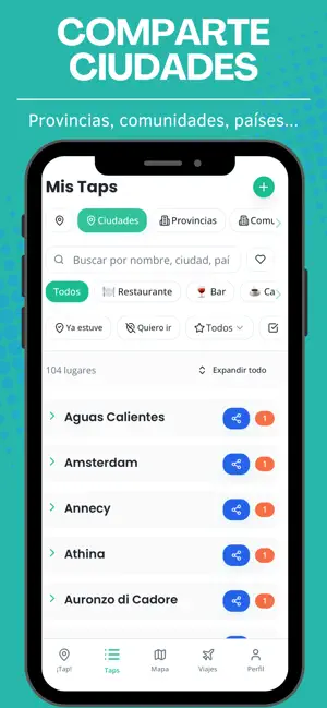 TapToGeo - Your Travel Diary screenshot 2