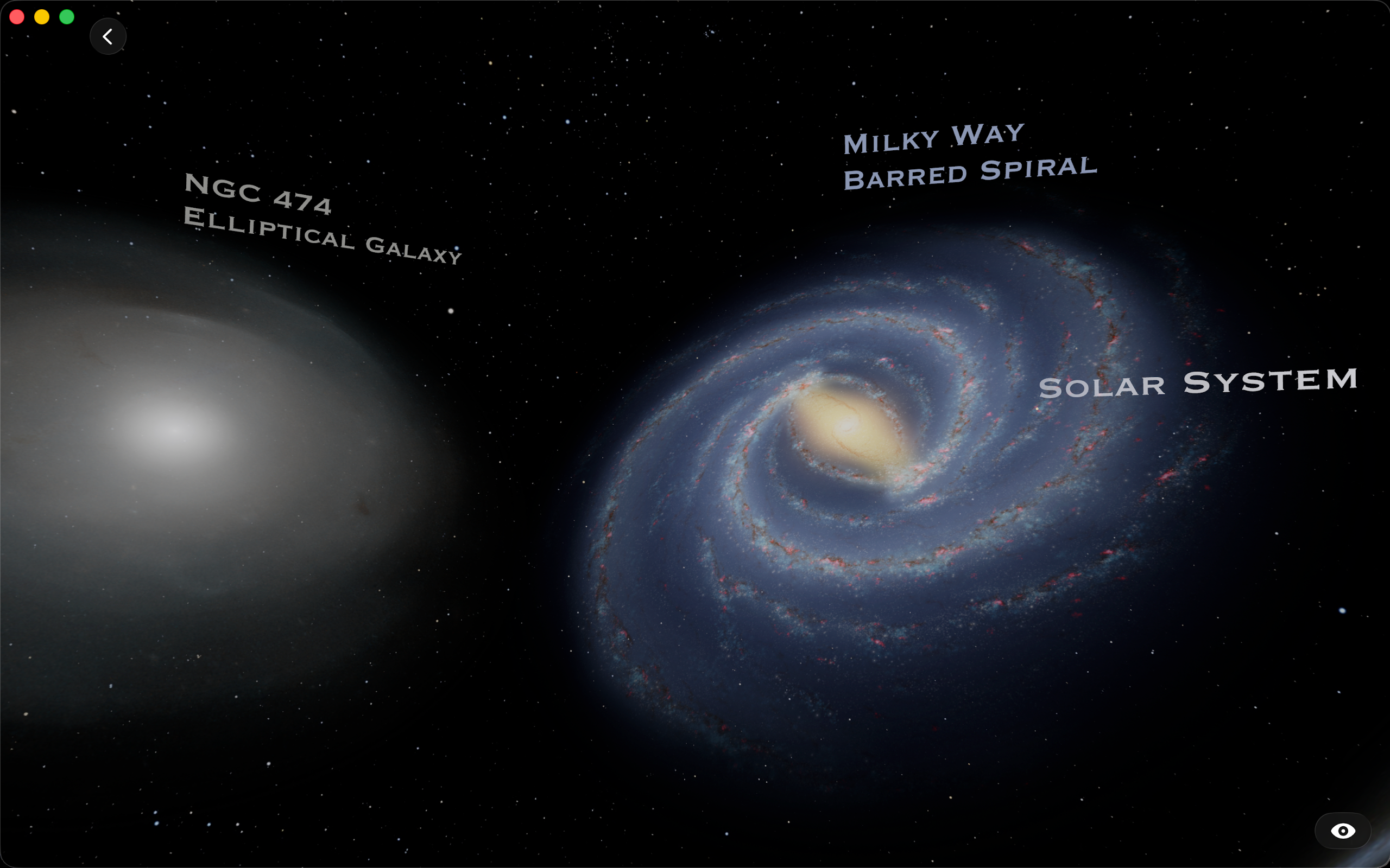 GalacticAR: Space Sim & Quiz