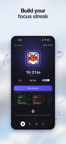 Focsy: Deep Work Screenshot 1 of 9