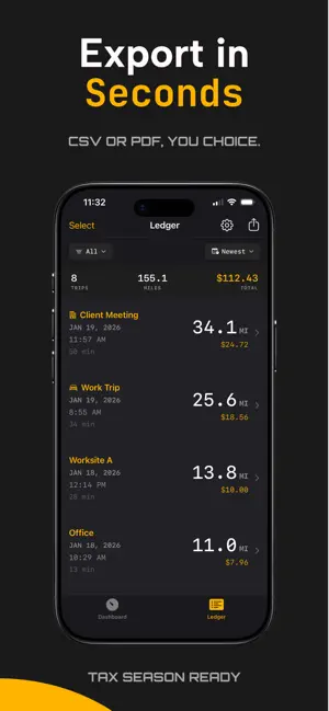 MileFile: Mileage Logger screenshot 4