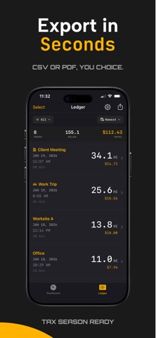 MileFile: Mileage Logger screenshot
